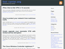 Tablet Screenshot of lost-carrier.org